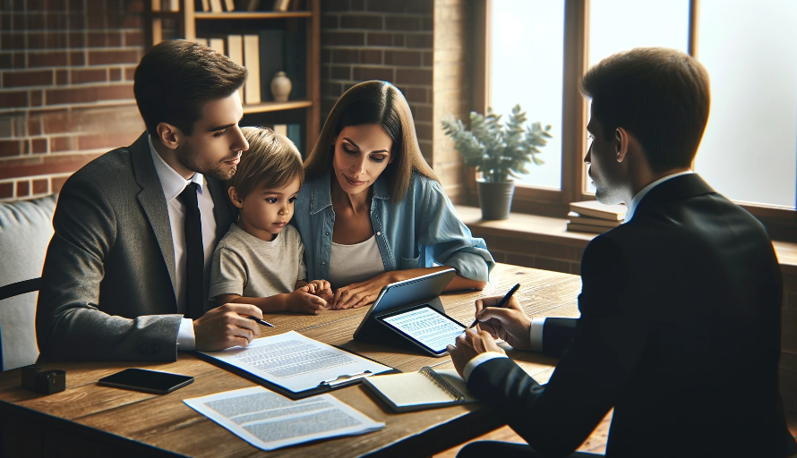 Discussing the different types of parenting order