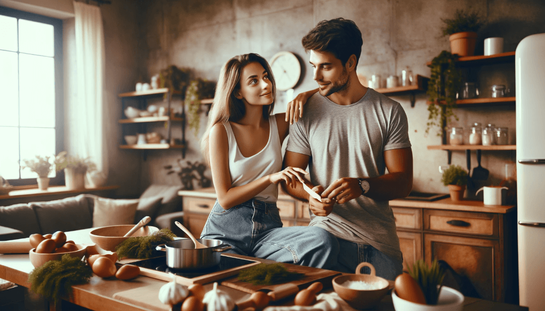 de facto couple in a natural and everyday setting (1)