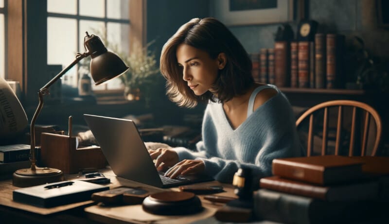 woman looking for lawyers in gold coast online